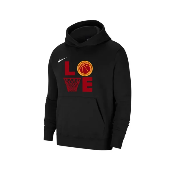 USH HOODY MEN LOVE BLACK