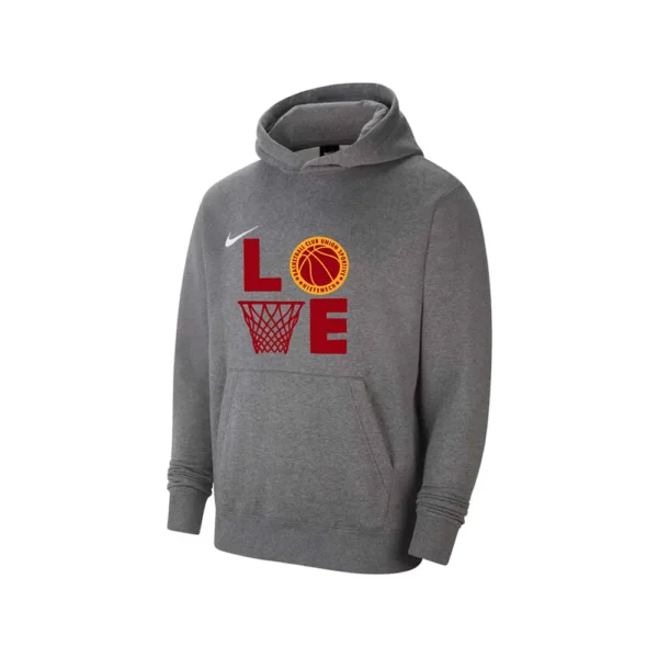 USH HOODY MEN LOVE GREY