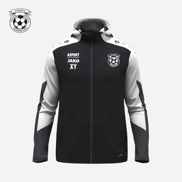 COACH HOODED ZIP TRAINING JACKET