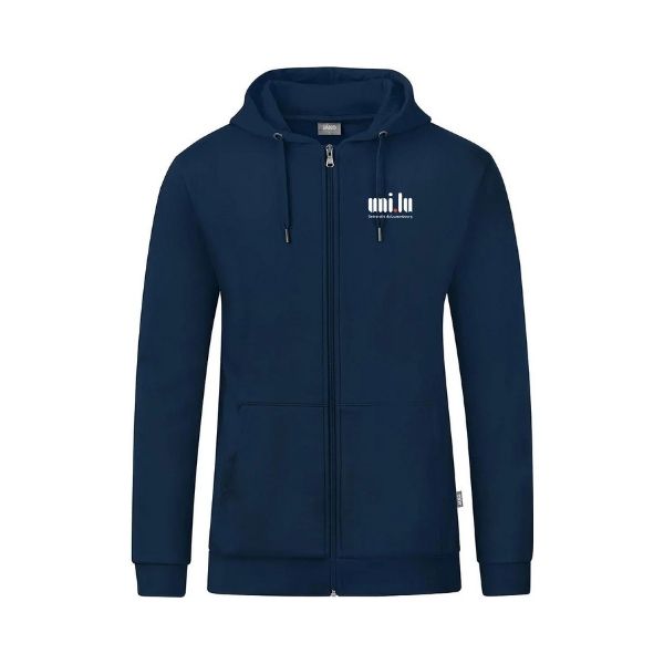 Veste zippée à capuche bio – Homme