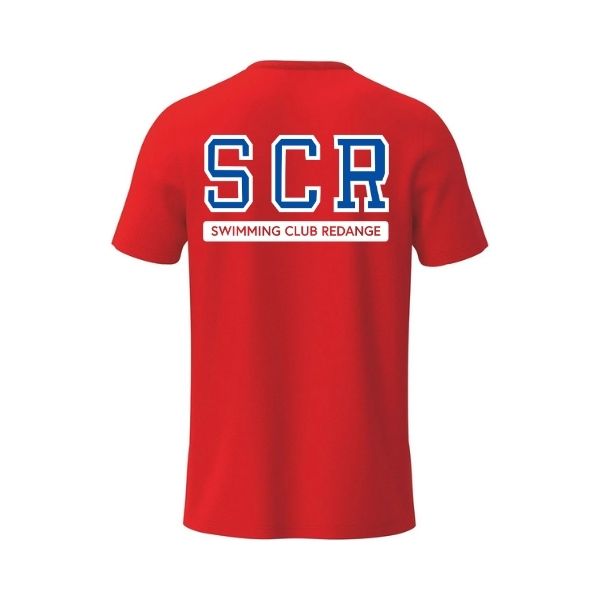 SCR-TEAMSPORT COTTON T-SHIRT SENIOR RED