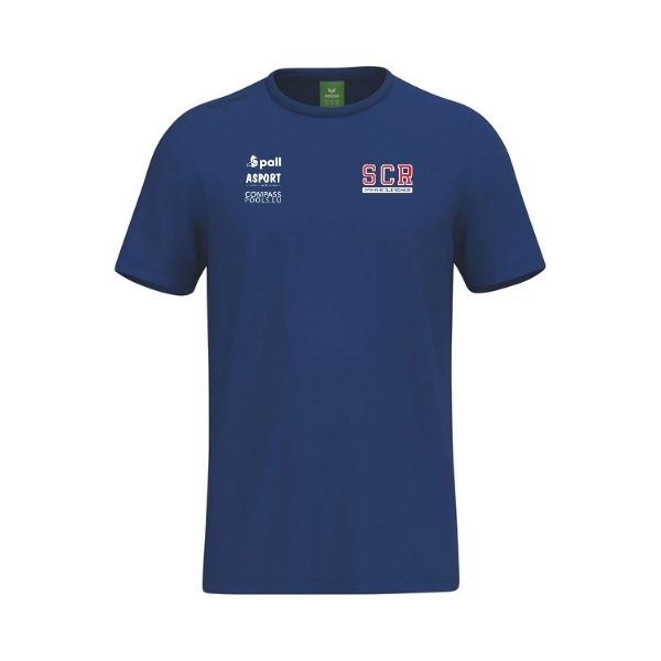 SCR-TEAMSPORT COTTON T-SHIRT KIDS NAVY